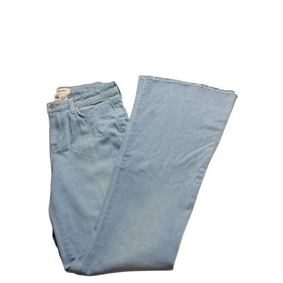 L’AGENCE High-Rise Micro Bootcut Jeans Blue Cloud Light Wash Size 26 - Picture 16 of 16
